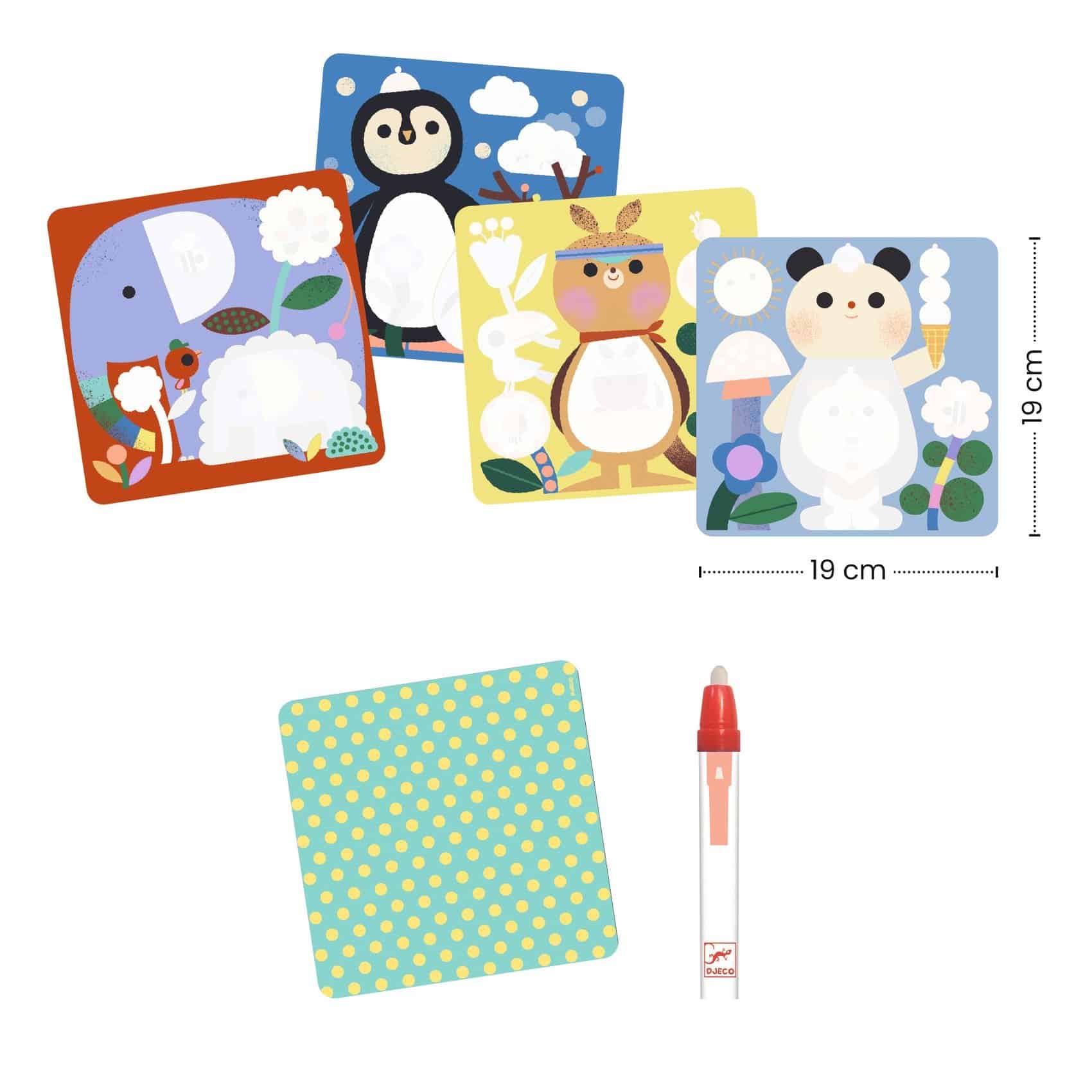 imgi_6_vizzel-szinezo-keszlet-kukucs-allatbebik-a-vilag-tajairol-peekaboo-dj00952-c2 Djeco: Design by Vízzel színező készlet - Kukucs! Állatbébik a világ tájairól - Peekaboo! Baby animals around the world