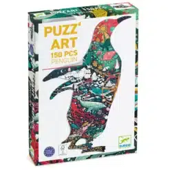 Djeco Művészeti puzzle - Pingvin, 150 db-os - Penguin