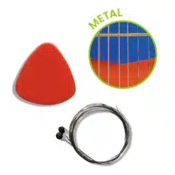Djeco: Animambo Játékhangszer - Kisgitár, 6 húros - Guitar 6 metal strings - Small size