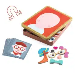 Djeco Mágneses képkirakó - Variációk 12 arcképre - Inzebox Portraits