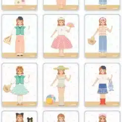 Djeco Mágneses képkirakó - Variációk 12 öltözetre - Inzebox Dressing