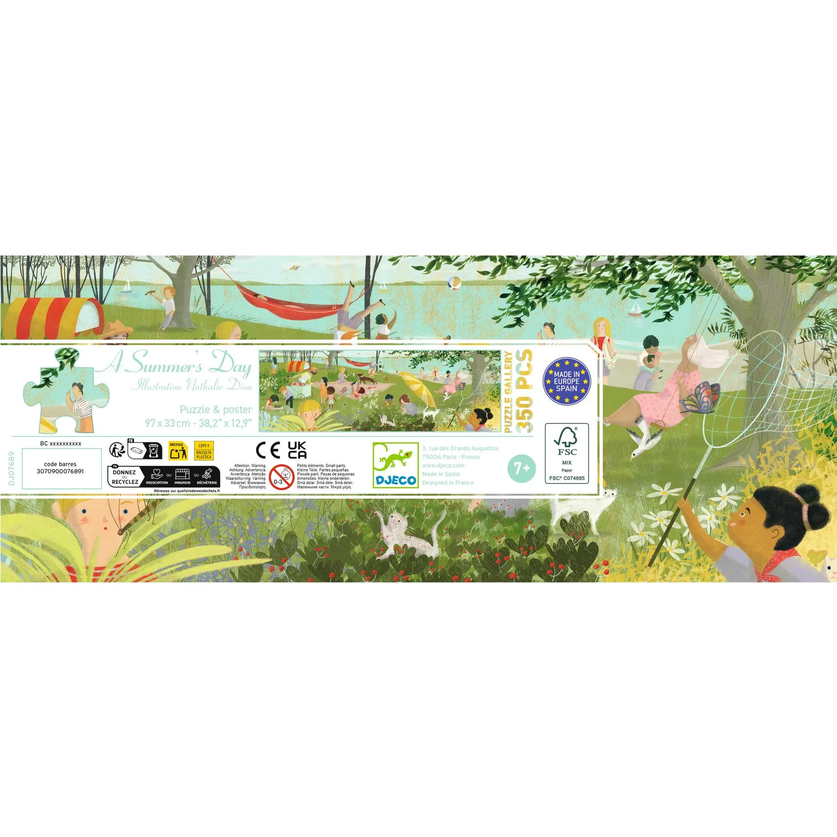 miniart-djeco-muvesz-puzzle-nyari-nap-350-db-os-a-summer-s-day-dj07689-b2 Djeco Művész puzzle - Nyári nap, 350 db-os - A Summer’s Day