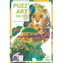Djeco Művész puzzle | Oroszlán | 350 db-os