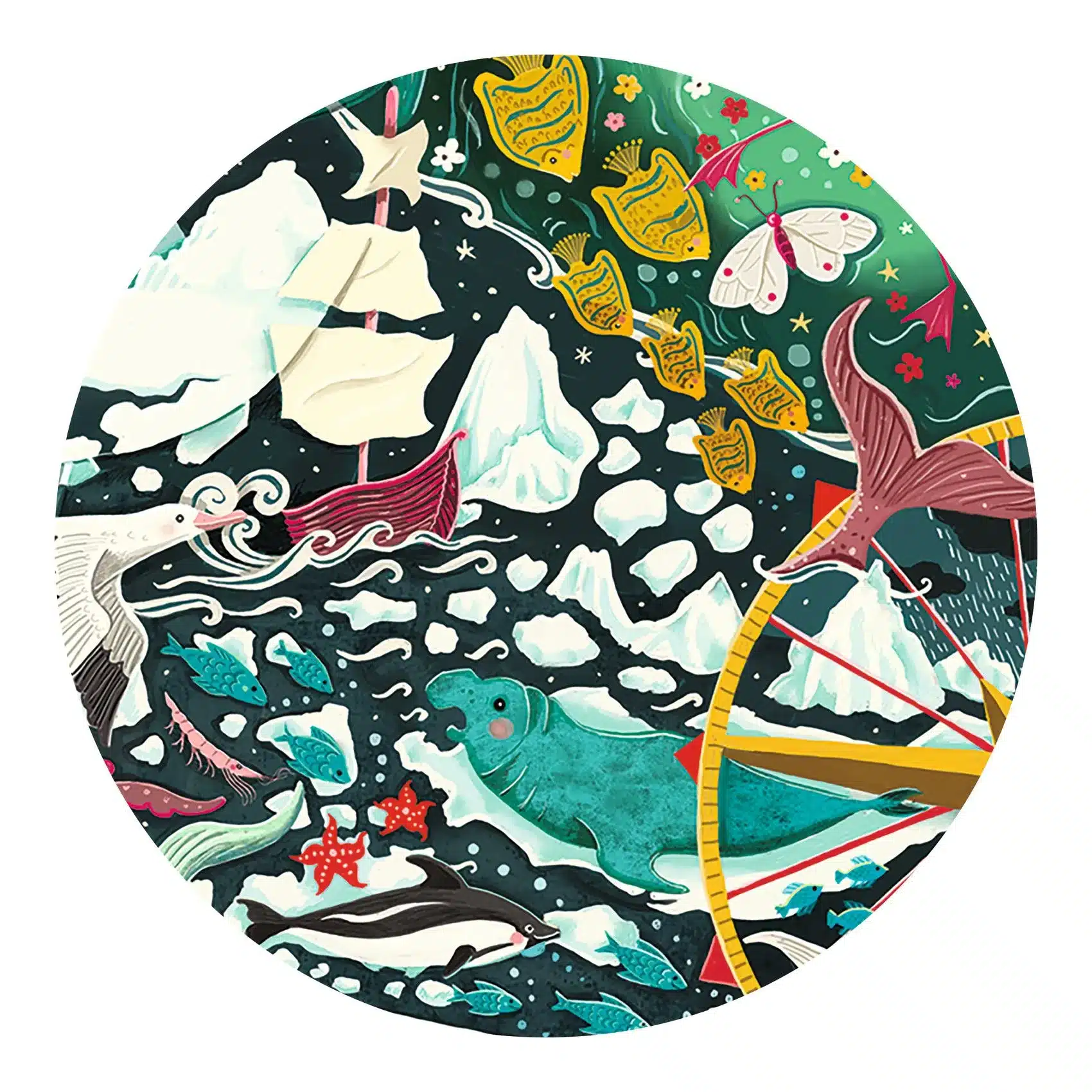 miniart-djeco-muveszeti-puzzle-pingvin-150-db-os-penguin-dj07663-c2 Djeco Művészeti puzzle - Pingvin, 150 db-os - Penguin