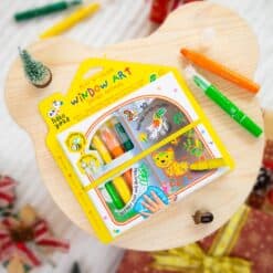 Ablakmatrica színező készlet, A dzsungel állatai Haku Yoka