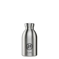 24BOTTLES Clima 330ml rozsdamentes acél termosz, Brushed Steel