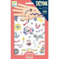Djeco: Design by Tetováló matricák - Édes álom - Sweet dreams