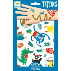Djeco: Design by Tetováló matricák - Jópofák - Snouts