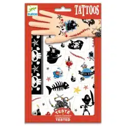 Djeco: Design by Tetováló matricák - Kalózok - Pirates