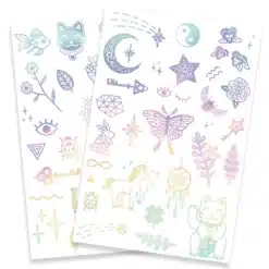Djeco: Design by Tetováló matricák - Szerencsehozók - Lucky charms