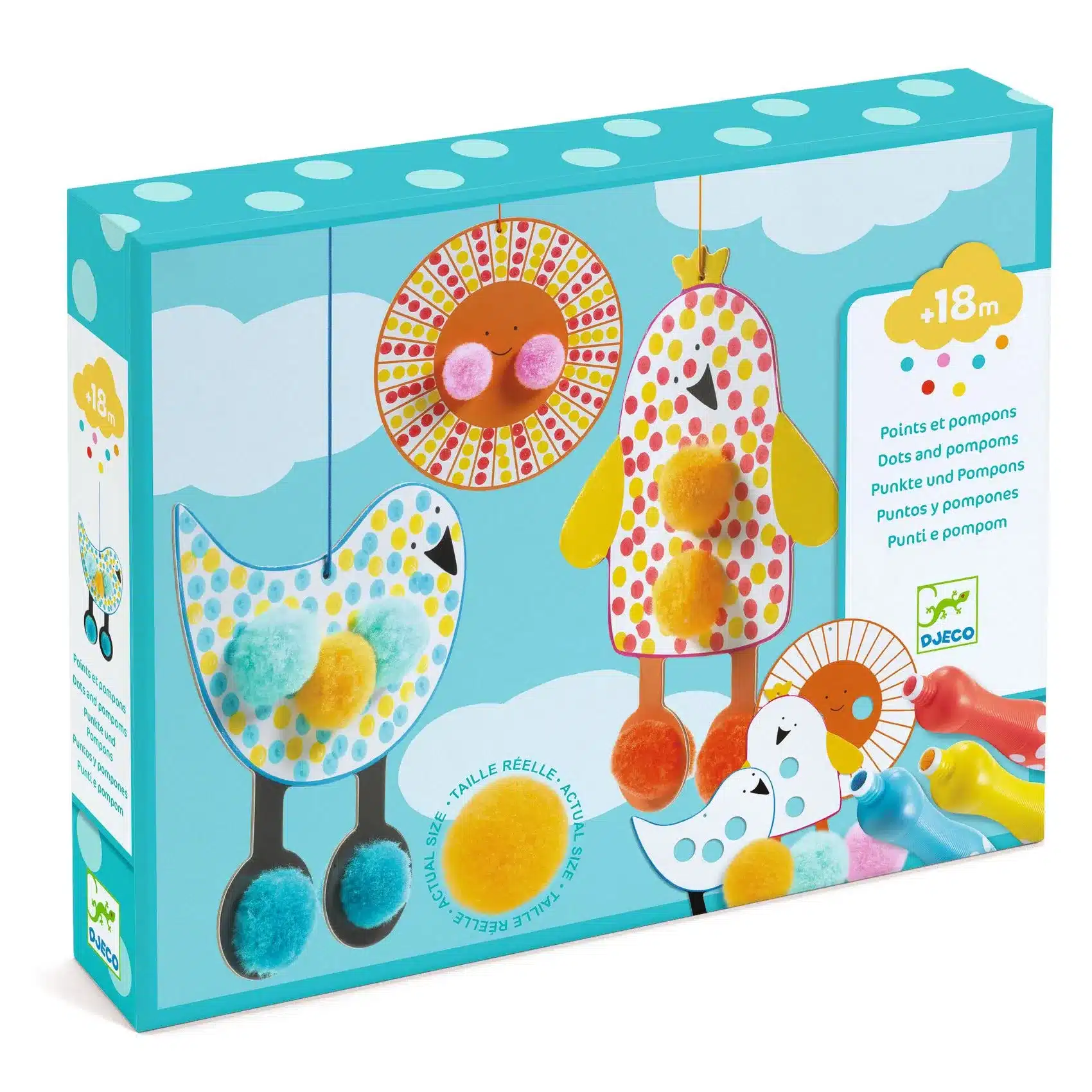 djeco-2_kepszinezes-pottyokkel-es-pompomokkal-fenn-az-egen-dots-and-pompoms-dj00964-b3d Djeco: Design by Képszínezés pöttyökkel és pompomokkal - Fenn az égen - Dots and Pompoms – In the Sky