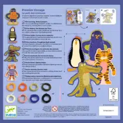 Djeco: Design by Varrás és szövés - Első állati pulóverek - Animal Sweaters