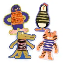 Djeco: Design by Varrás és szövés - Első állati pulóverek - Animal Sweaters