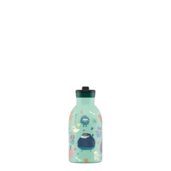 24BOTTLES Kids Clima 330ml rozsdamentes acél termosz szívószálas kupakkal, Spooky Friends