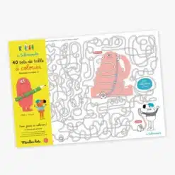 Moulin Roty - Csinoskák - 40 db-os asztali színező lap szett