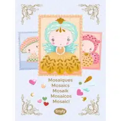 Djeco: tinyly TINYLY kreatív - Mozaikkép készítés, Sugárka és barátai - Mosaics Stella & Co
