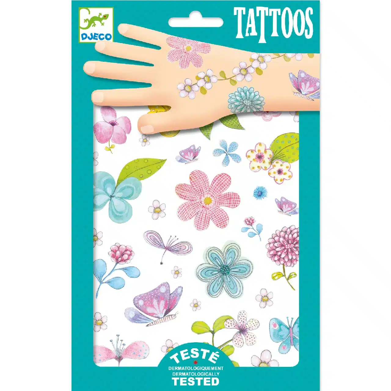 miniart-djeco-tetovalo-matricak-mezei-viragok-fair-flowers-of-the-field-dj09585-b Djeco: Design by Tetováló matricák - Mezei virágok - Fair flowers of the field