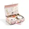 Djeco: Lovely Paper Irodaszeres bőrönd - Tina kisbőröndje - Tinou stationery case