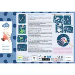 Djeco: Design by Vízzel festő készlet - Az óceánban - In the Ocean