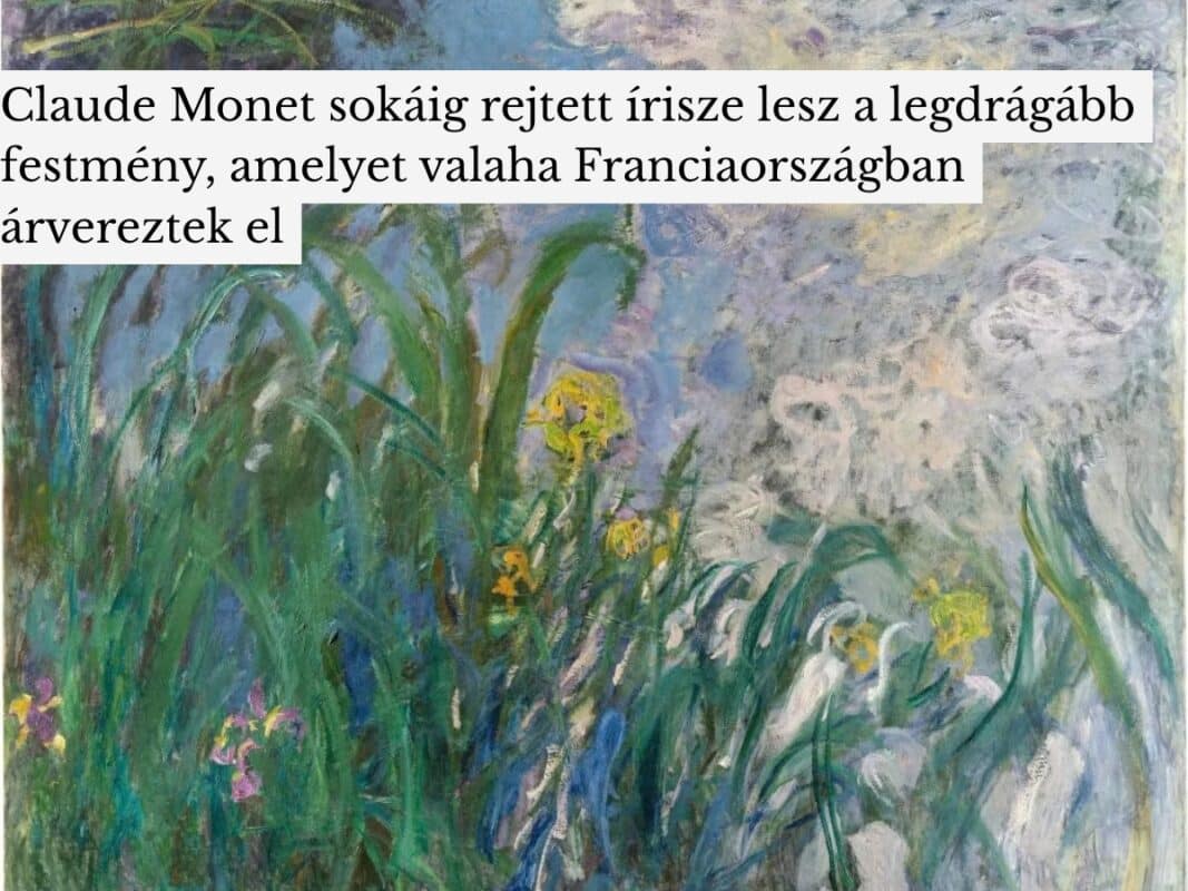 Claude Monet Iris