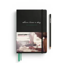 LEUCHTTURM1917 Five year A5 emlékkönyv, black