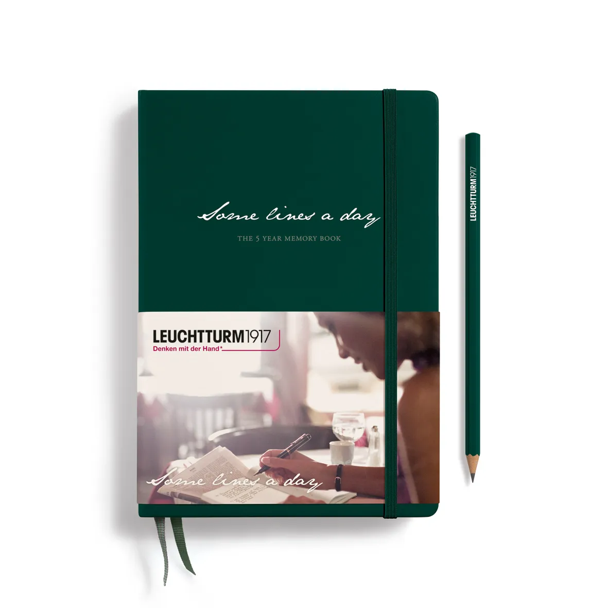 leuchtturm1917-five-year-a5-emlekkonyv-forest-green-miniart LEUCHTTURM1917 Five year A5 emlékkönyv, forest green
