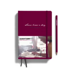 LEUCHTTURM1917 Five year A5 emlékkönyv, port red