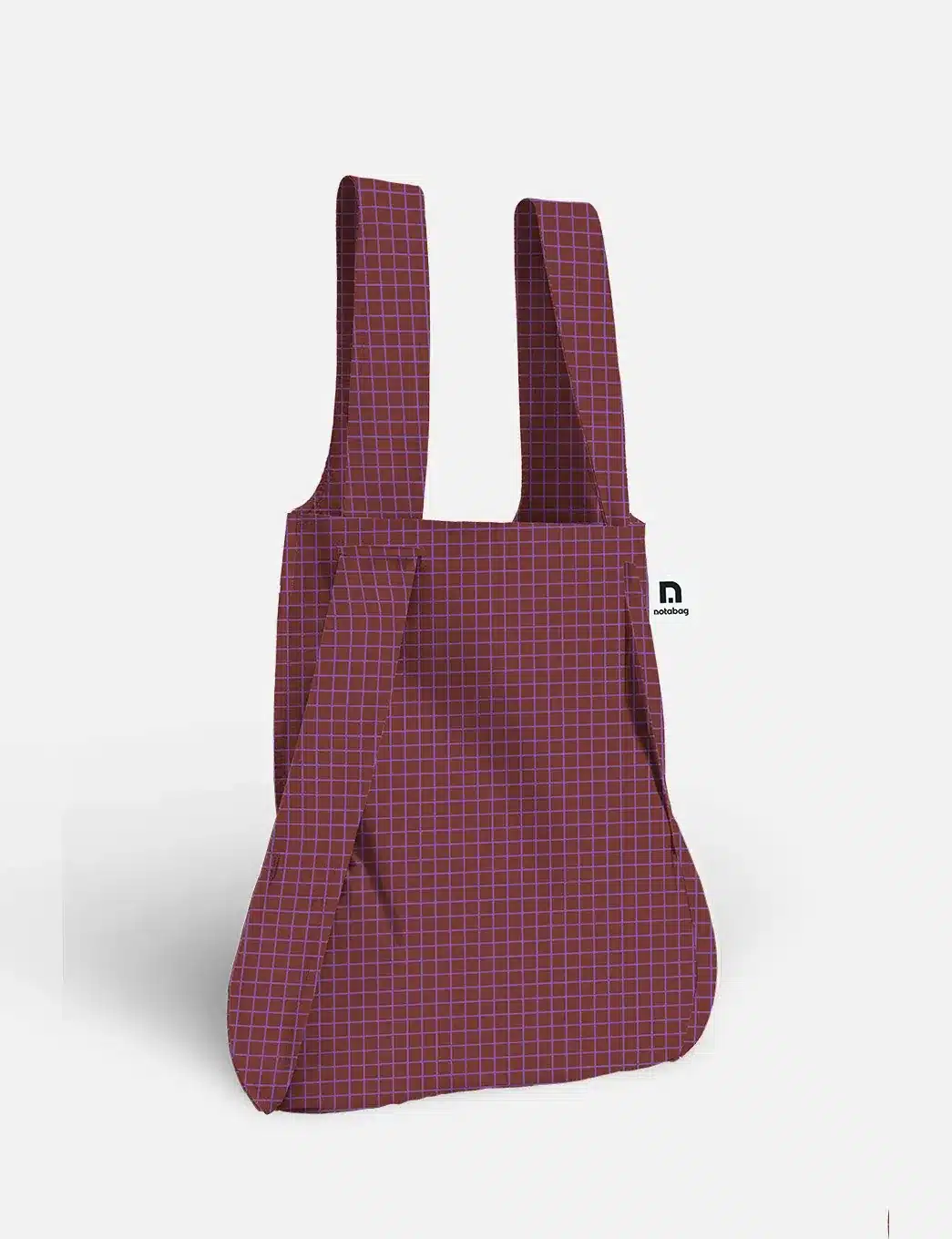 miniart_Notabag_Plum-Please_Back Notabag bevásárlótáska - Plum Please