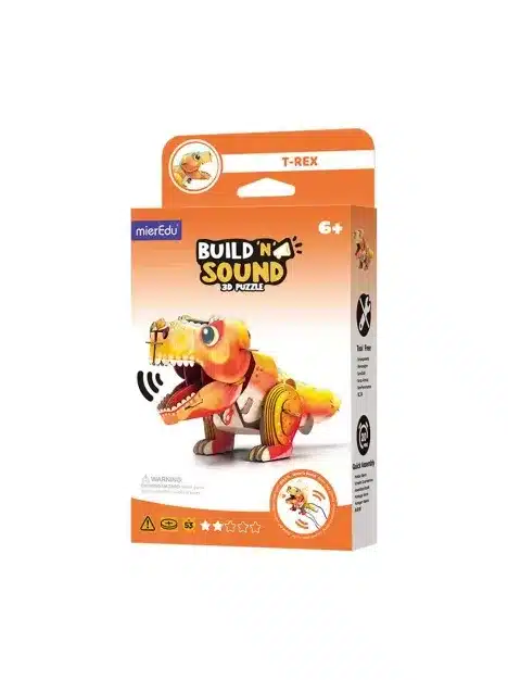 Hangot-ado-3D-allatos-puzzle-T-rex-MierEdu-5 Hangot adó 3D állatos puzzle, T-rex MierEdu