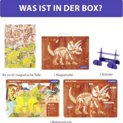 Hordozható mágneses tábla, Triceratops MierEdu