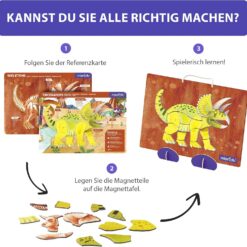 Hordozható mágneses tábla, Triceratops MierEdu