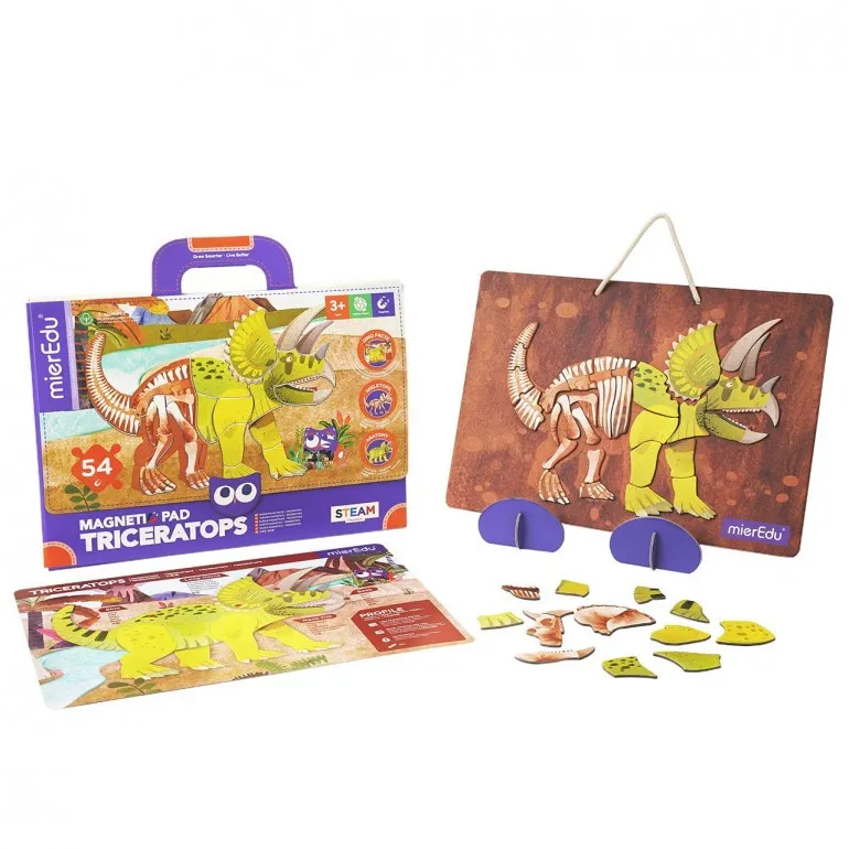 Hordozhato-magneses-tabla-Triceratops-MierEdu-3 Hordozható mágneses tábla, Triceratops MierEdu