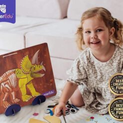 Hordozható mágneses tábla, Triceratops MierEdu