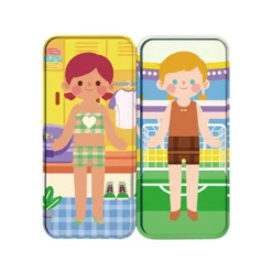 Mágneses puzzle játék, Sportolók MierEdu