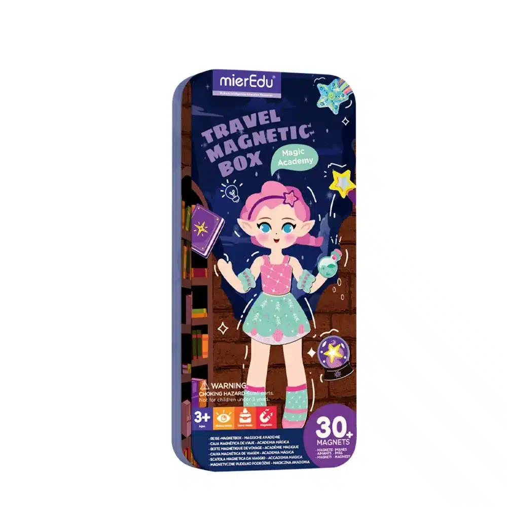 Magneses-puzzle-jatek-Varazslo-akademia-MierEdu Mágneses puzzle játék, Varázsló akadémia MierEdu