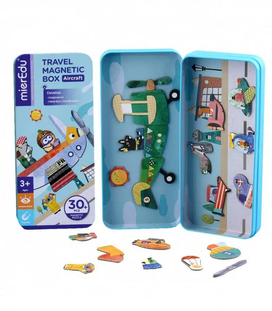 Magneses-puzzle-jatek-repulok-Mieredu-miniart-1 Mágneses puzzle játék repülők Mieredu