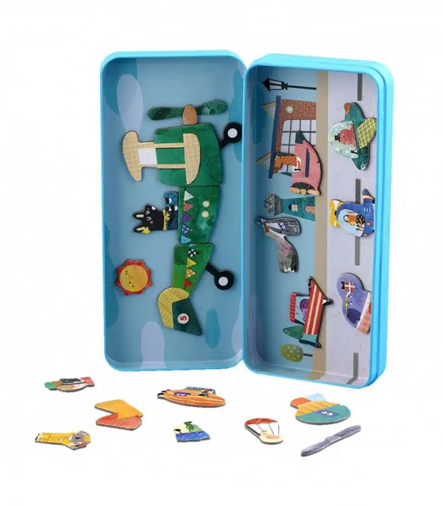 Magneses-puzzle-jatek-repulok-Mieredu-miniart-2 Mágneses puzzle játék repülők Mieredu