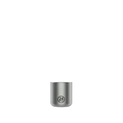 24BOTTLES CASA Cup 220ml rozsdamentes acél pohár, Brushed Steel