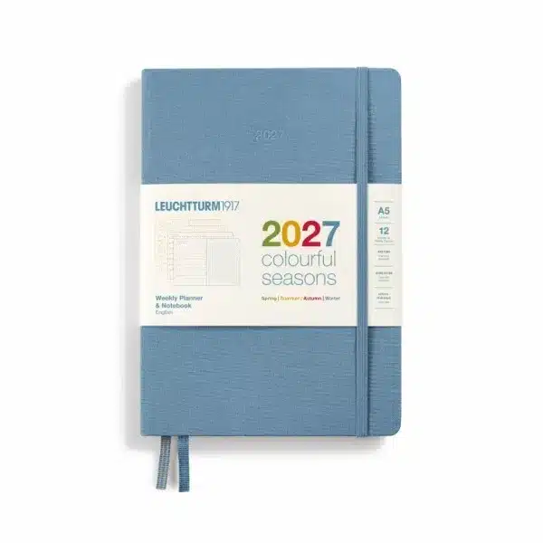 imgi_21_leuchtturm1917-hatarid-naplo-2027-a5-heti-beosztas--naptar-es-notesz--colourful-seasons---winter LEUCHTTURM1917 határidőnapló 2027 A5 heti beosztású naptár és notesz, Colourful Seasons - Winter