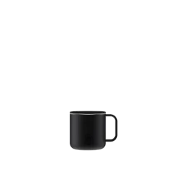24BOTTLES CASA Mug 340ml rozsdamentes acél bögre, Tuxedo Black