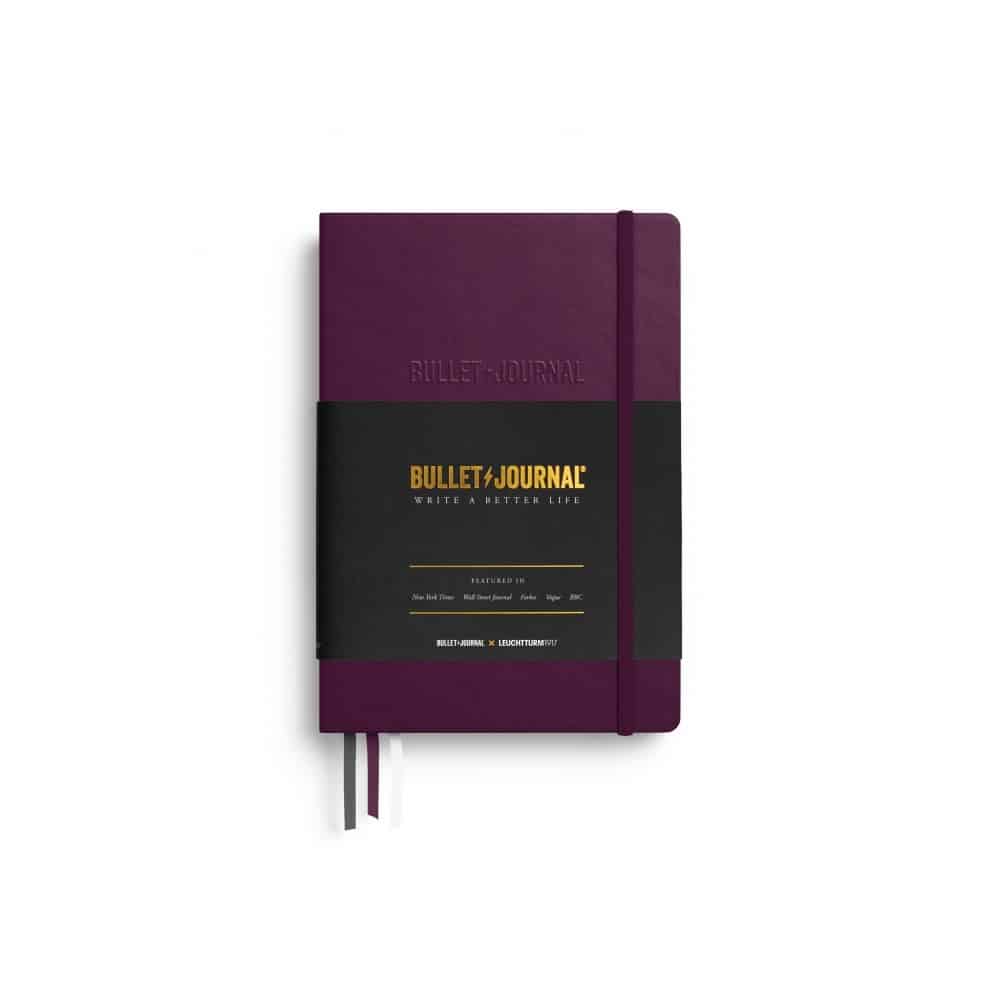 leuchtturm1917-medium-a5-bullet-journal-edition-2-notebook--purple LEUCHTTURM1917 Medium A5 Bullet Journal Edition 2 NOTEBOOK, purple