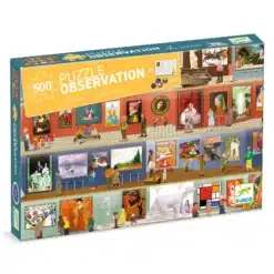 Djeco Megfigyeltető puzzle - A múzeumban, 500 db-os - At the Museum + booklet Djeco Megfigyeltető puzzle - A múzeumban, 500 db-os - At the Museum + booklet