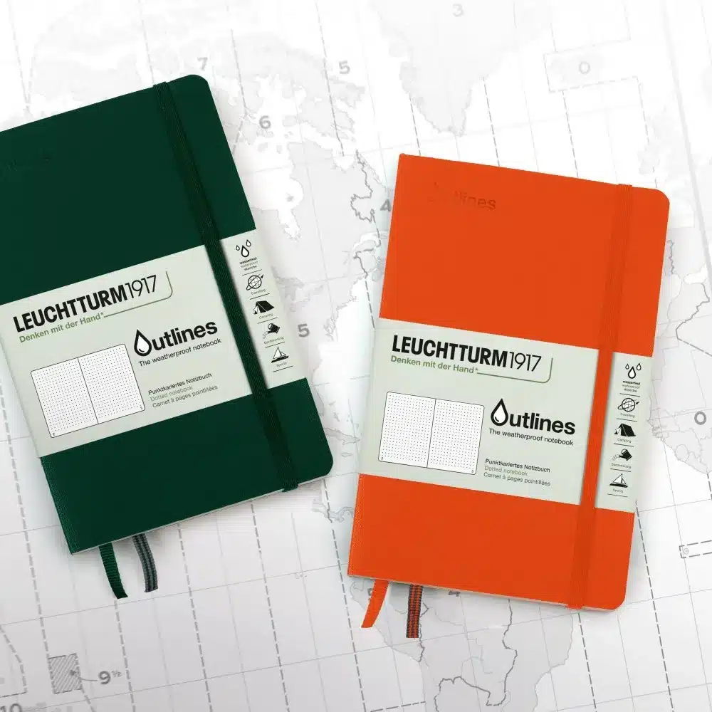 miniart-3_leuchtturm1917-outlines-notebook-signal-orange-paperback-b6-dotted LEUCHTTURM1917 Outlines B6+ pontozott notebook
