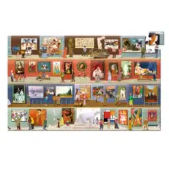 Djeco Megfigyeltető puzzle - A múzeumban, 500 db-os - At the Museum + booklet Djeco Megfigyeltető puzzle - A múzeumban, 500 db-os - At the Museum + booklet