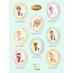 Djeco Tinyly Belle & Lule figura | Szépség és Lili