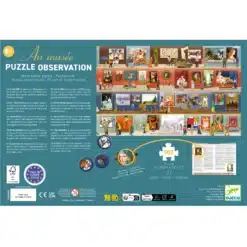 Djeco Megfigyeltető puzzle - A múzeumban, 500 db-os - At the Museum + booklet Djeco Megfigyeltető puzzle - A múzeumban, 500 db-os - At the Museum + booklet