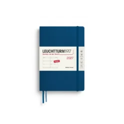 LEUCHTTURM1917 határidőnapló 2027 A5 heti beosztású naptár, Indigo