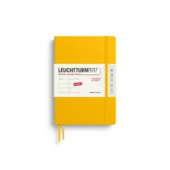 LEUCHTTURM1917 határidőnapló 2027 A5 heti beosztású naptár, Sunflower