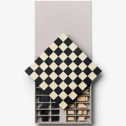 PRINTWORKS Wood Chess - The Functionalist fa sakkészlet