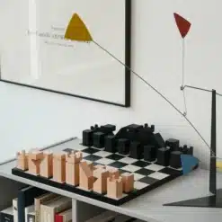 PRINTWORKS Wood Chess - The Functionalist fa sakkészlet
